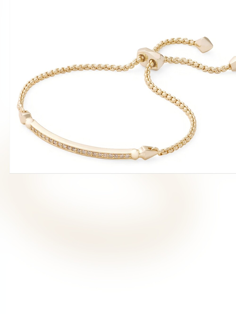 Kendra Scott Ott Adjustable Chain Bracelet in Gold
